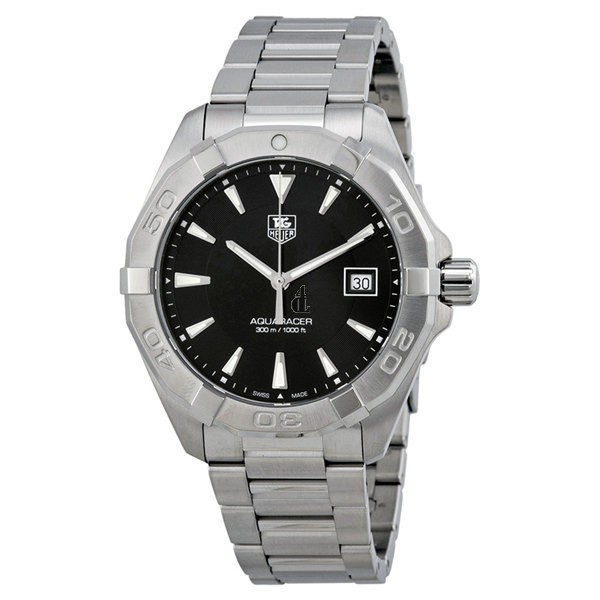 Tag Heuer Aquaracer Black Dial Stainless Steel Men's Watch WAY1110.BA0910 fake.
