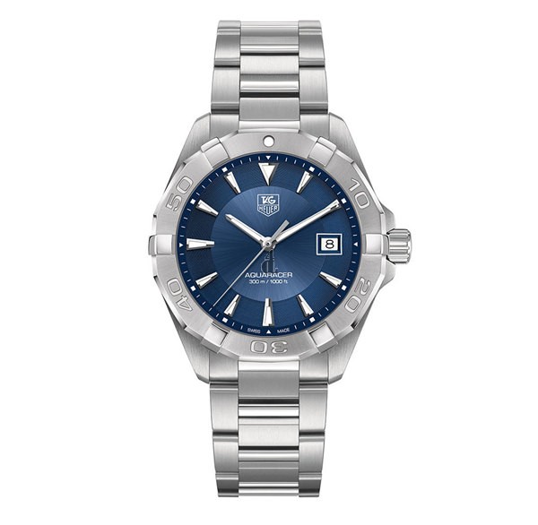 Tag Heuer Aquaracer Blue Dial Stainless Steel Men's Watch WAY1112.BA0910 fake.