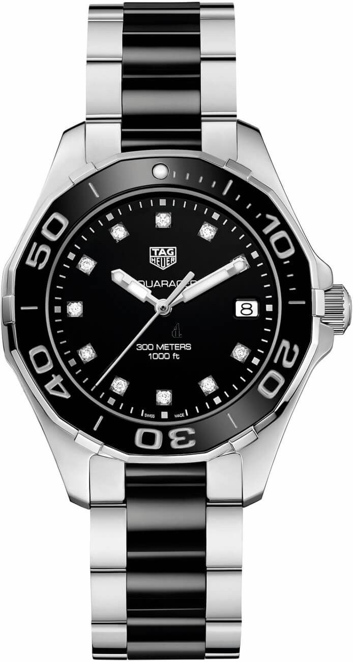 Tag Heuer Aquaracer Black Dial Diamond Ladies WAY131C.BA0913