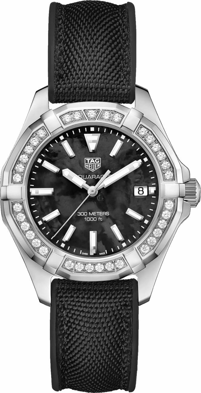 Tag Heuer Aquaracer Black Mother of Pearl Dial Ladies WAY131P.FT6092