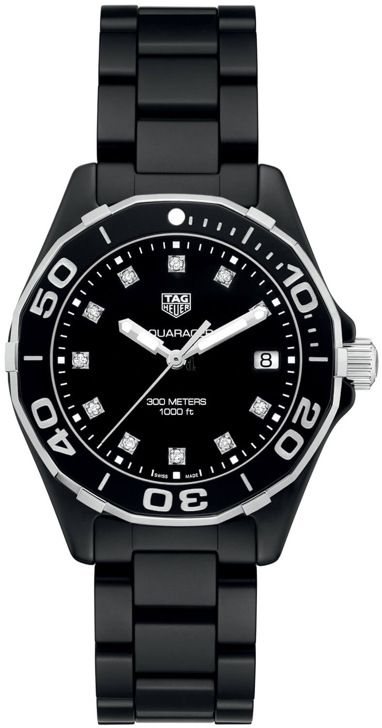 Tag Heuer Aquaracer Black Diamond Dial Ladies WAY1397.BH0743
