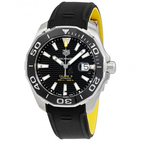 Tag Heuer Aquaracer Automatic Black Dial Men's Watch WAY201A.FT6069 fake.
