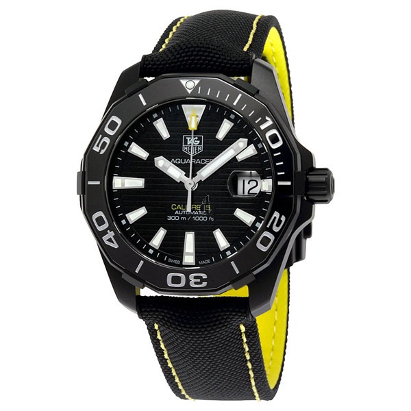 Tag Heuer Aquaracer Automatic Black Dial Men's Watch WAY218A.FC6362 fake.