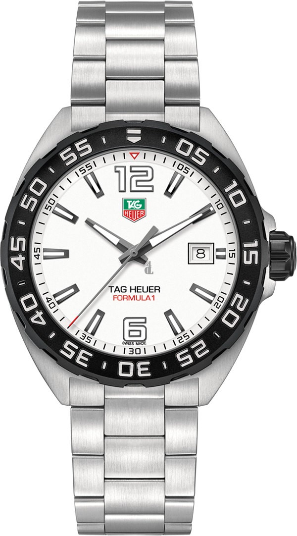 Tag Heuer Formula 1 White Dial Men's Watch WAZ1111.BA0875 fake.