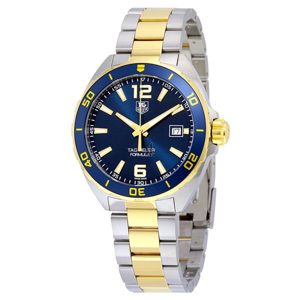 Tag Heuer Formula 1 Navy Blue Dial Two-tone Men's Watch WAZ1120.BB0879 fake.