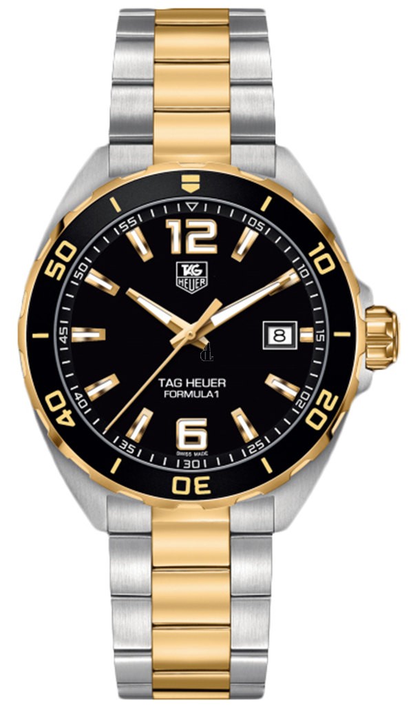 Tag Heuer Formula 1 Black Dial Two-tone Men's Watch WAZ1121.BB0879 fake.