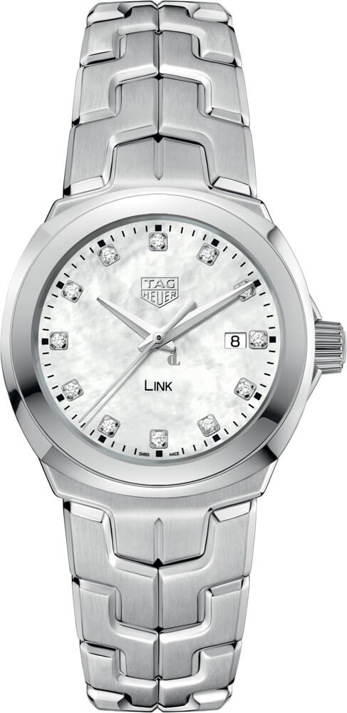 Tag Heuer Link Mother of Pearl Diamond Dial Ladies WBC1312.BA0600