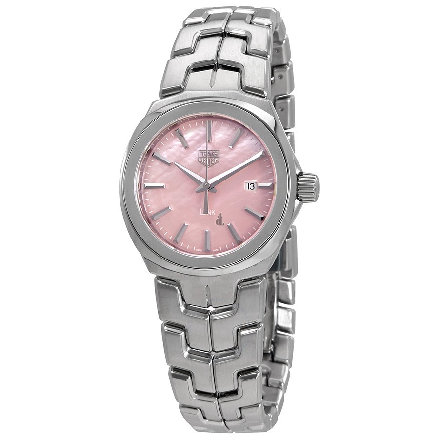 Tag Heuer Link Pink Mother of Pearl Dial Ladies WBC1317.BA0600
