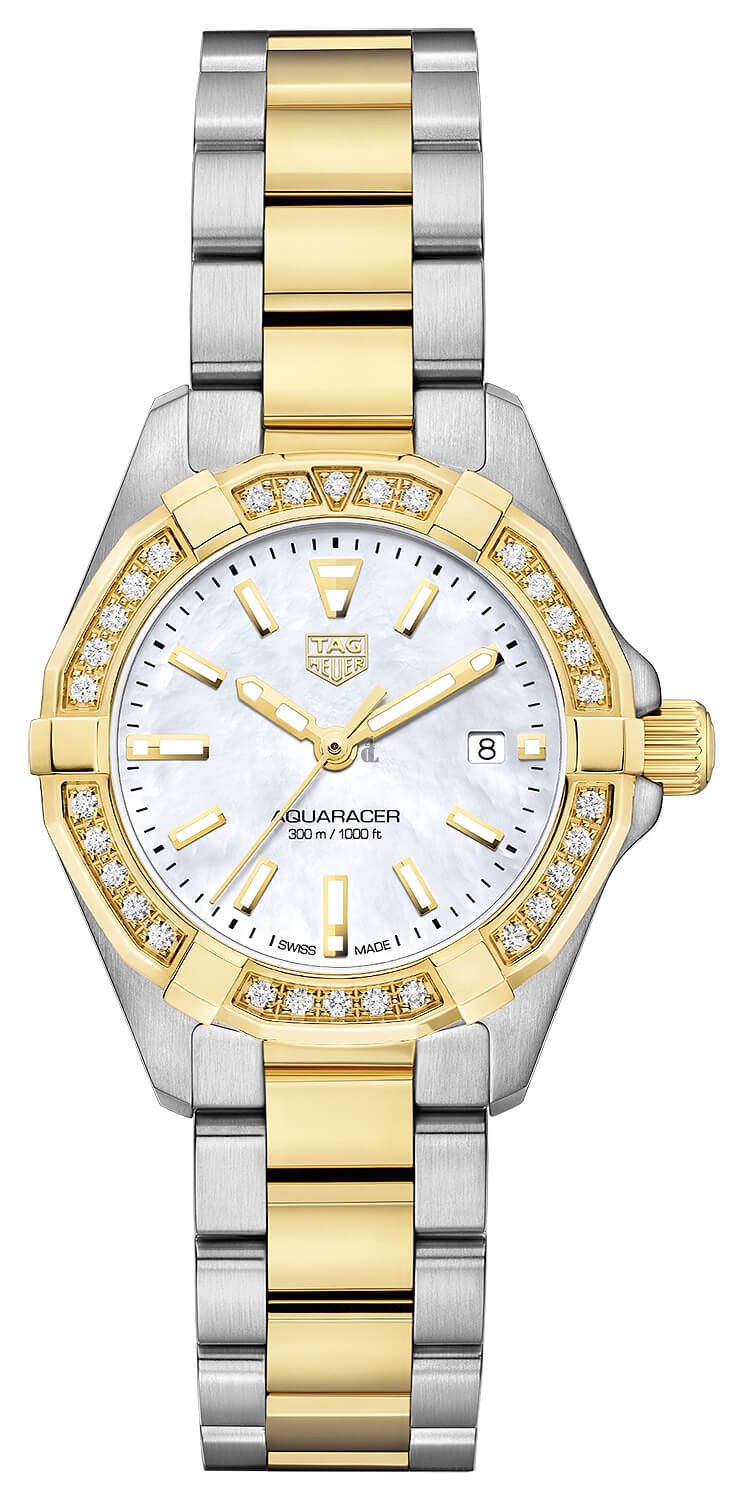 Tag Heuer Aquaracer Diamond White Mother of Pearl Dial Ladies WBD1423.BB0321