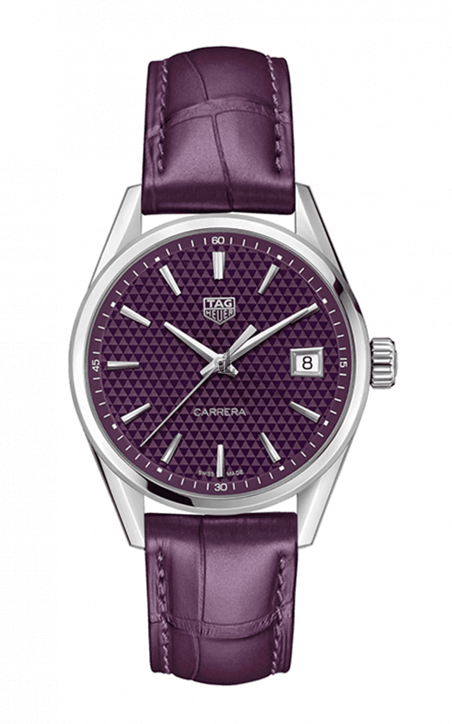 TAG Heuer Carrera Quartz Purple Dial Ladies Watch WBK1314.FC8 replica