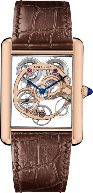 Tank Louis Cartier Skeleton Sapphire watch WHTA0002 imitation