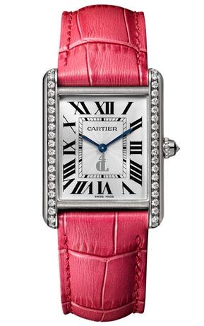Cartier Tank Louis 18ct White Gold And Diamond WJTA0015