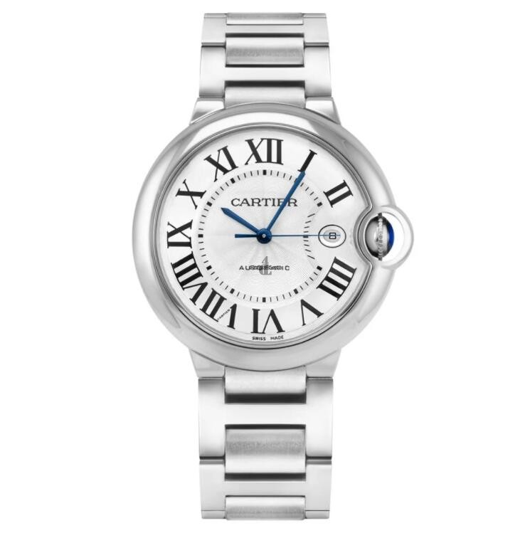 fake Cartier Ballon Bleu Automatic Silver Dial Men's WSBB0040