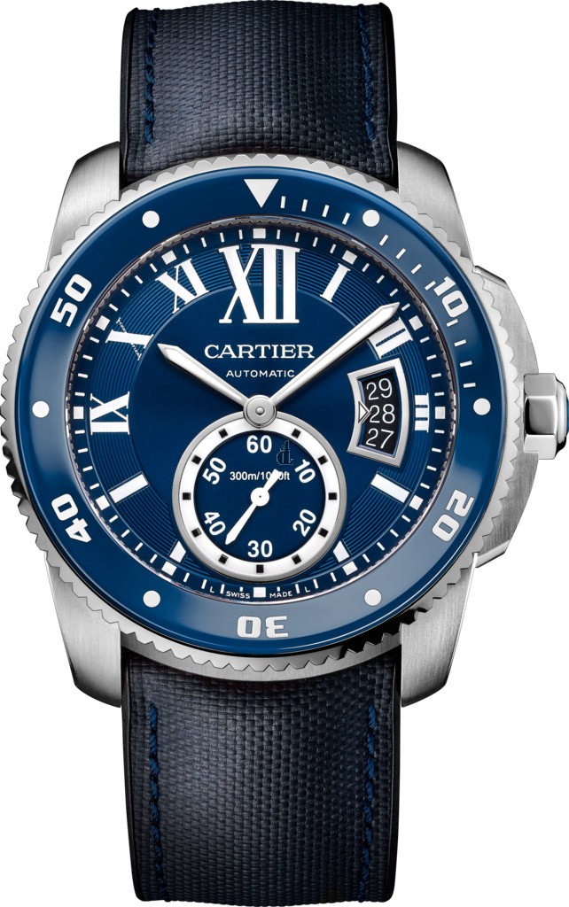 Calibre de Cartier Diver blue watch WSCA0010 imitation