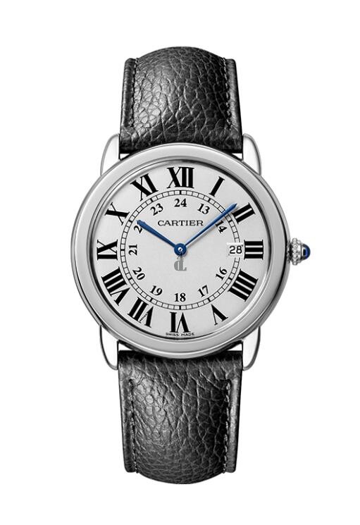 fake Cartier Ronde Solo Quartz Silver Dial Ladies WSRN0029