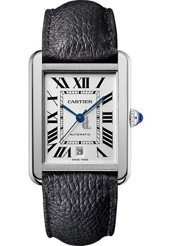 Cartier Tank Solo XL Automatic Silver Dial Men's WSTA0029