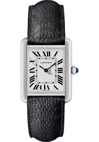 Cartier Tank Solo Silvered Light Opaline Dial Ladies WSTA0030