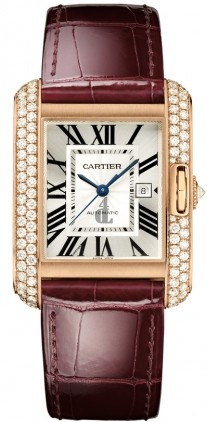 AAA quality Cartier Tank Anglaise Medium Ladies Watch WT100016 replica.