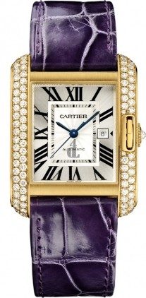 AAA quality Cartier Tank Anglaise Medium Ladies Watch WT100017 replica.