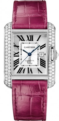 AAA quality Cartier Tank Anglaise Medium Ladies Watch WT100018 replica.