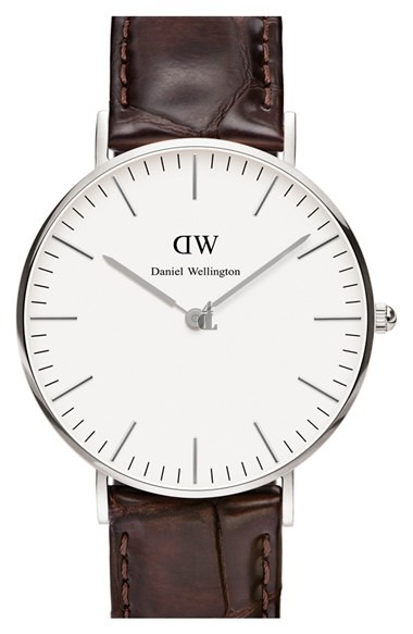 $89:Discounts Daniel Wellington Classic York Leather Strap Watch 36mm