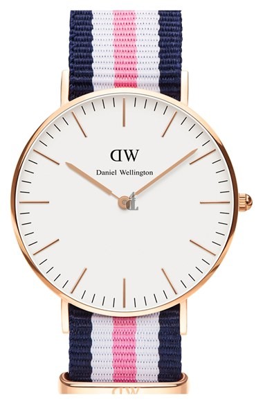 $85:Discounts Daniel Wellington Classic Southampton NATO Strap Watch 36mm
