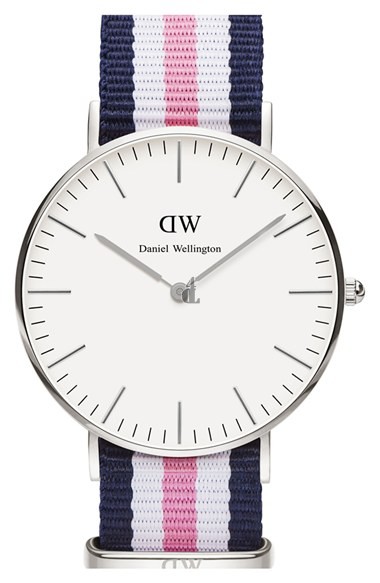 $85:Discounts Daniel Wellington Classic Southampton NATO Strap Watch 36mm