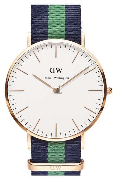 $85:Discounts Daniel Wellington Classic Warwick NATO Strap Watch 40mm