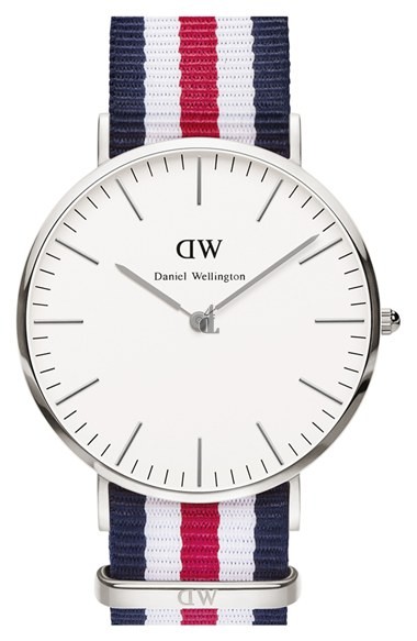 $85:Discounts Daniel Wellington Classic Canterbury NATO Strap Watch 40mm