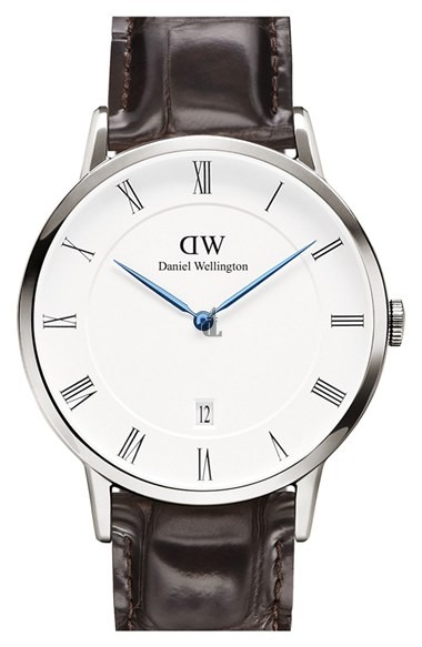 $99:Discounts Daniel Wellington Dapper York Leather Strap Watch 38mm