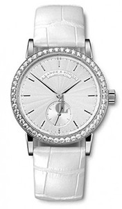 A.Lange & Sohne 835.030 Little Saxonia Soiree White Gold & Diamonds 34mm Replica