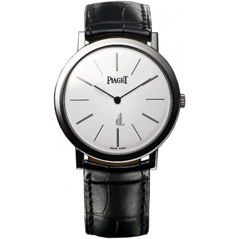 Piaget Altiplano White White Gold Alligator Men's Replica Watch G0A29112