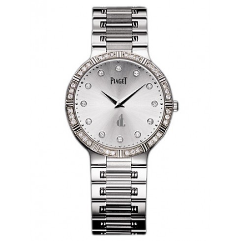 Piaget Dancer White Gold Diamond Ladies Replica Watch GOA33052