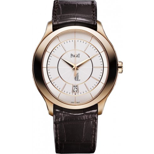 Piaget Gouverneur Guilloche Alligator Men's Replica Watch GOA37110