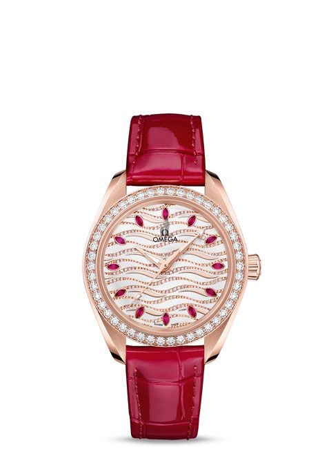 OMEGA De Ville Steel - red gold Diamonds 424.23.33.20.52.002