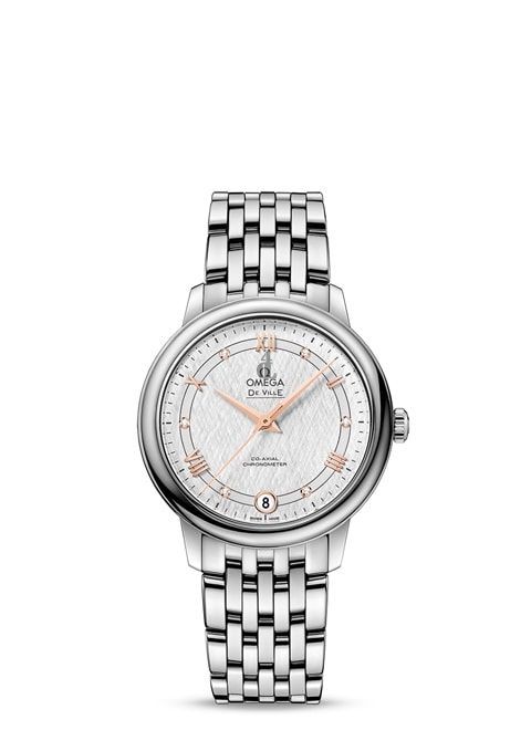 OMEGA De Ville Steel - red gold Diamonds 424.20.33.20.52.002