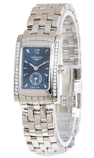 Replica Longines Dolce Vita L5.155.0.99.6 Womens Blue Dial Stainless Steel Watch