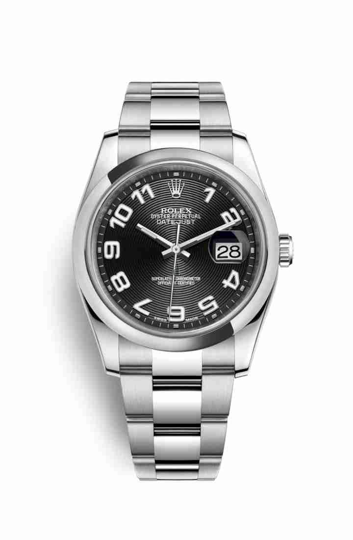 Rolex Datejust 36 Oystersteel 116200 Black Dial