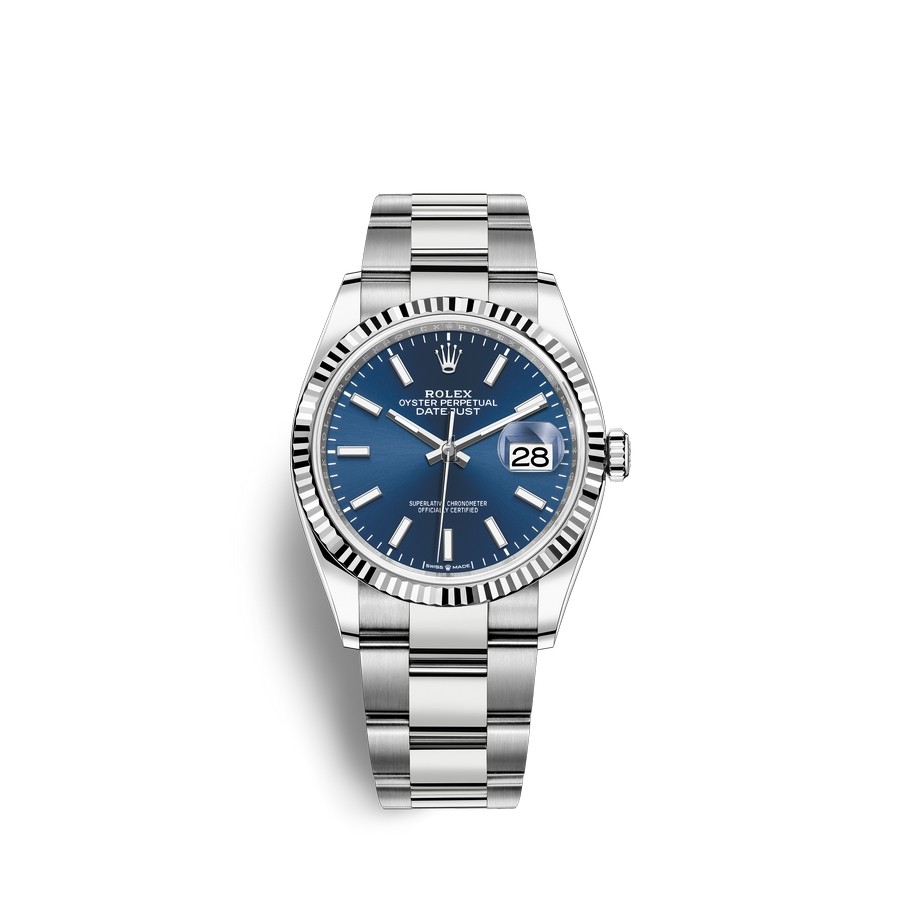 Rolex Datejust 36 Oystersteel 18 ct white gold M126234-0018 watch replica