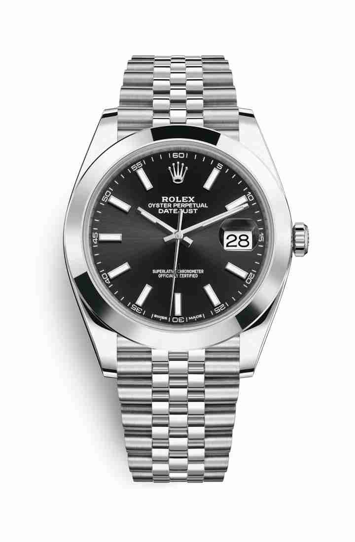Rolex Datejust 41 Oystersteel 126300 Black Dial