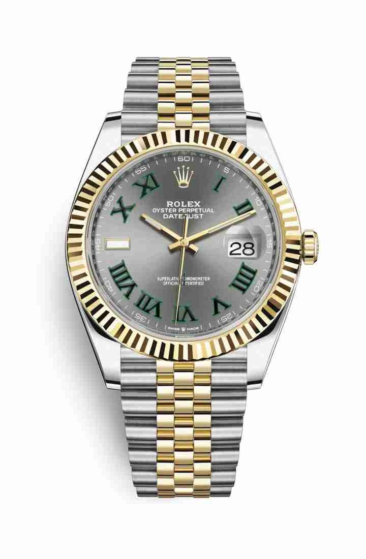 Rolex Datejust 41 Yellow Rolesor Oystersteel yellow gold 126333 Slate Dial