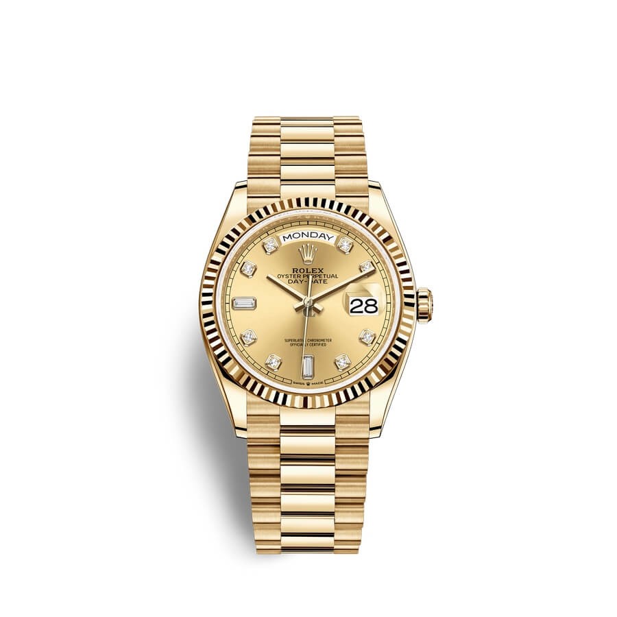 Rolex Day-Date 36 18 ct yellow gold M128238-0008 watch replica