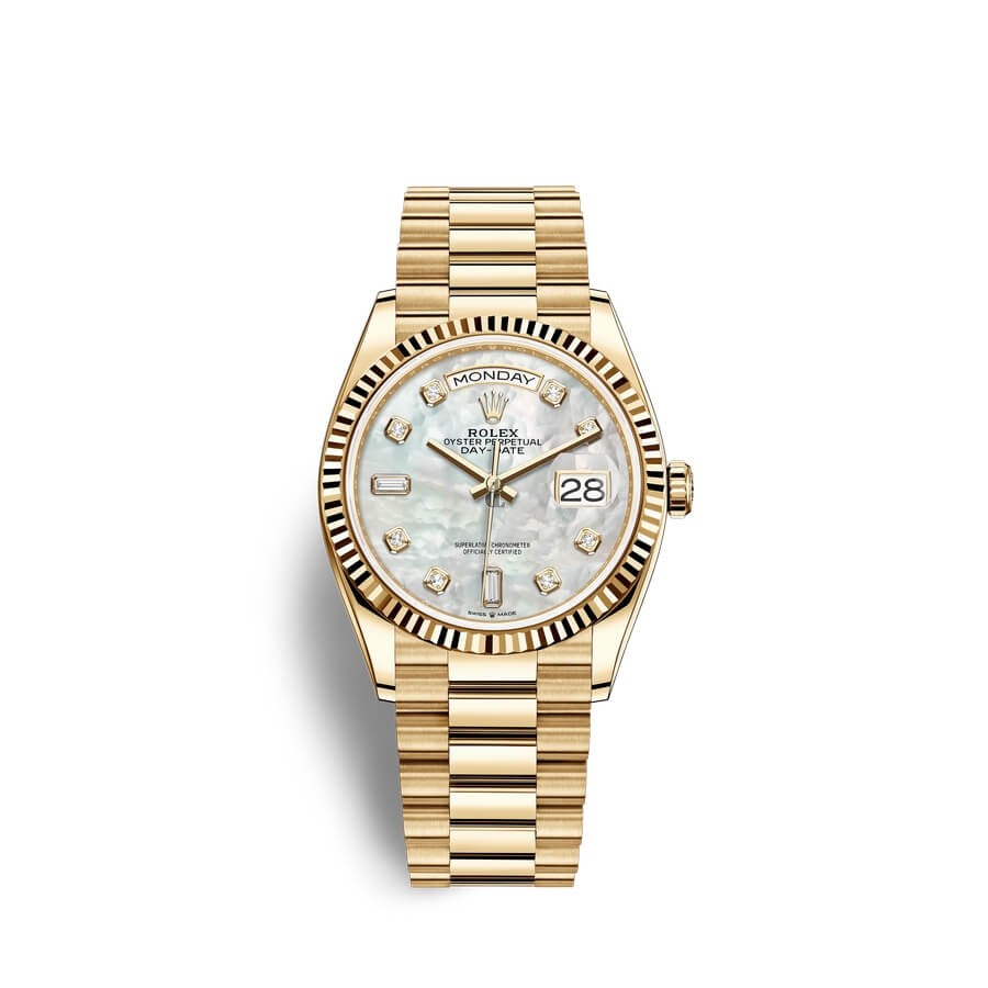 Rolex Day-Date 36 18 ct yellow gold M128238-0011 watch replica