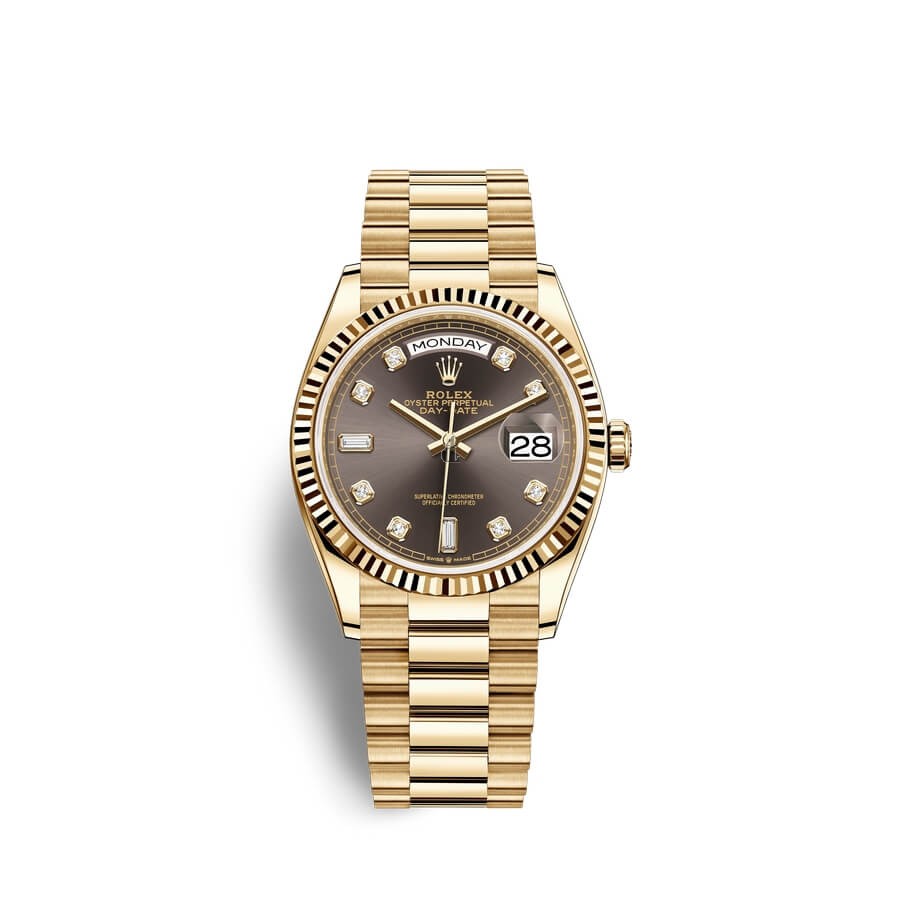 Rolex Day-Date 36 18 ct yellow gold M128238-0022 watch replica