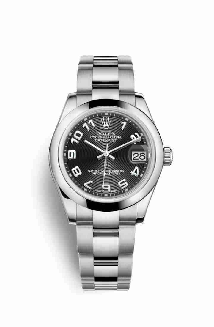 Rolex Datejust 31 Oystersteel 178240 Black Dial