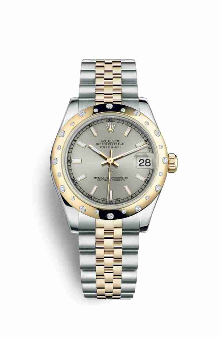 Rolex Datejust 31 Yellow Rolesor Oystersteel yellow gold 178343 Silver Dial