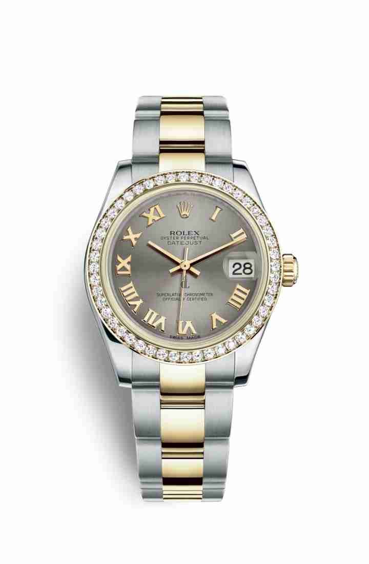 Rolex Datejust 31 Yellow Rolesor Oystersteel yellow gold 178383 Steel Dial