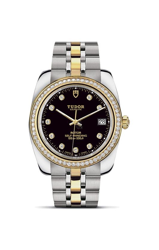 fake Tudor Classic Date stainless-steel watch m21023-0008