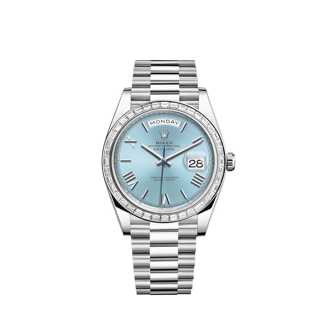 fake Rolex Day-Date 40 Watch Platinum M228396TBR-0030