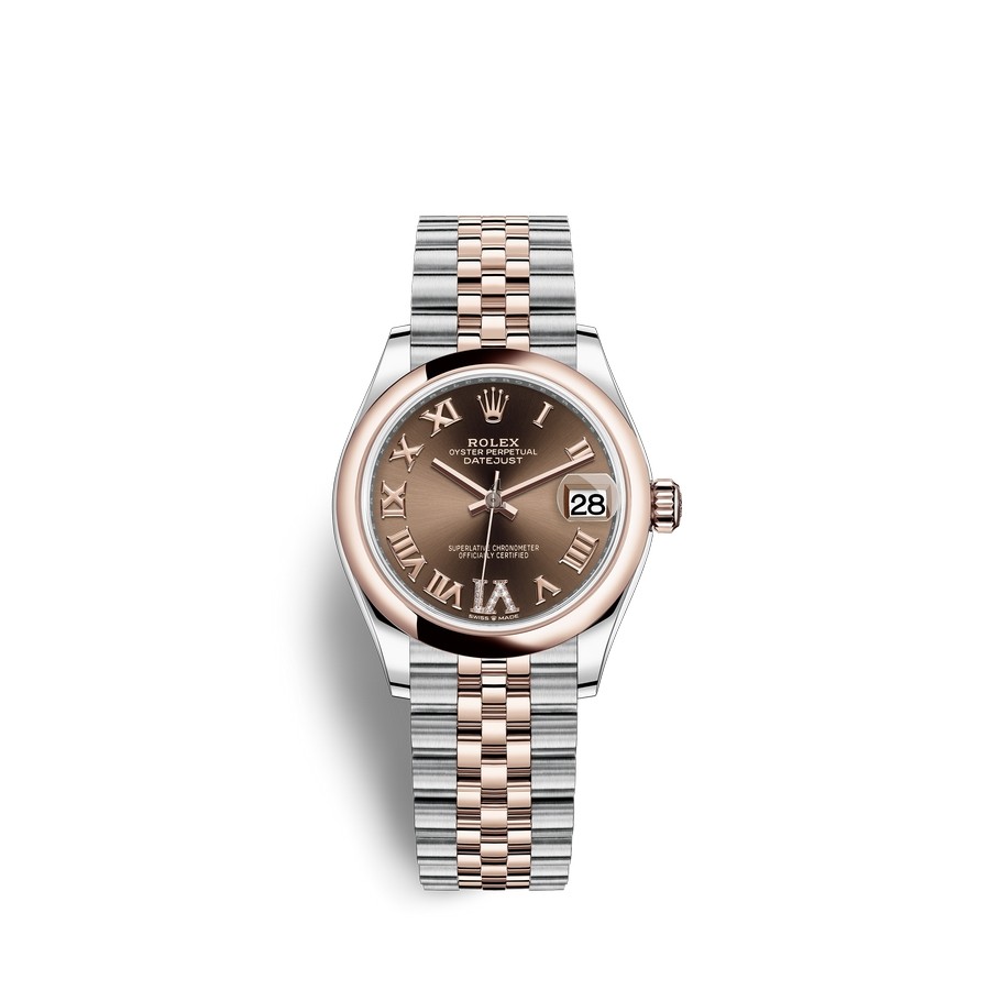 Rolex Datejust 31 Oystersteel 18 ct Everose gold M278241-0004 watch replica